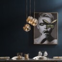 Loft Industry Modern - Glass Stone Pendant